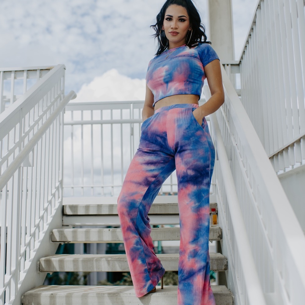 Cotton Candy 2-Piece Pant Set